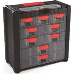 PROSPERPLAST Plastový organizér závěsný MULTICASE CARGO 400x200x392 červené úchyty KMC501-S411