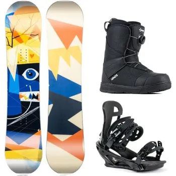 Snowboard Beany Bonjour dětský snowboard + Beany Trust vázání + Beany Ninja BS 150 cm + L EU 43-48 + DÁREK + Doprava ZDARMA
