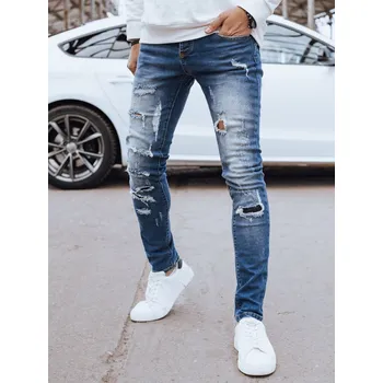 Pánské džíny Pánské riflové kalhoty džíny UX4226 Barva: Tmavě Modrá, Velikost: 30