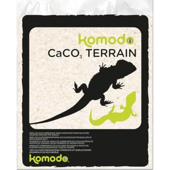 Podestýlka pro terarijní zvíře Písek terarij. CaCO3 Terain White, bílý Komodo 4kg