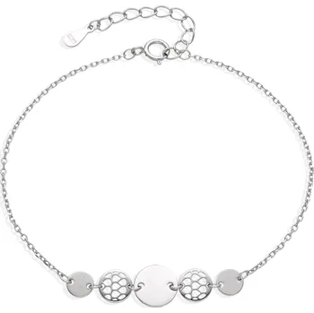 Náramek NUBIS® Stříbrný náramek s ozdobnými kolečky - NB-1263