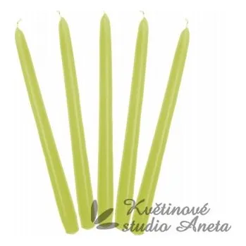 Svícen Svíce kónická pistáciová