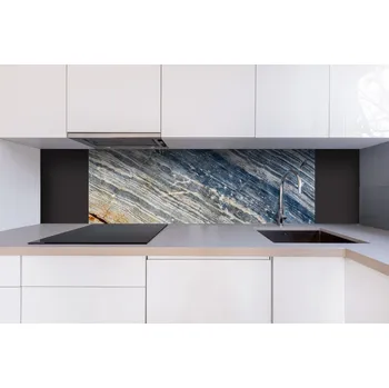 Obklad DIMEX | Dibond za kuchyňskou linku DBW-18060-154 | 180 x 60 cm | Žíhaný mramor + Dibond deska za kuchyňskou linku DIMEX v rozměru 180 x 60 cm, motiv Žíhaný mramor