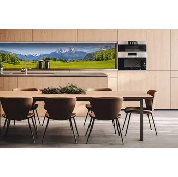Obklad DIMEX | Dibond za kuchyňskou linku DBW-26060-135 | 260 x 60 cm | Alpský pohled + Dibond deska za kuchyňskou linku DIMEX v rozměru 260 x 60 cm, motiv Alpský pohled