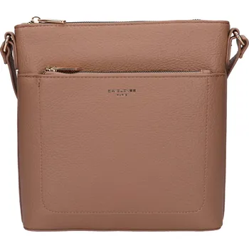 Kabelka Dámská crossbody kabelka David Jones Gutáva - světle hnědá