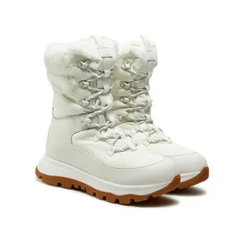 Dívčí sněhule Sněhule FitFlop Neo D-Hyker Tall Boot IG3 194 Bílá 36
