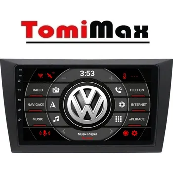 Autorádio TomiMax Volkswagen Golf 6 Android 14 autorádio s WIFI, GPS, USB, BT HW výbava: nedostupný - 2K 2000x1200px 8 Core 4GB+64GB - pouze displej D - Model auta: Volkswagen Golf 6 (Mk6) Volkswagen Jetta Mk6, Velikost obrazovky: Dotyková obrazovka: 9"