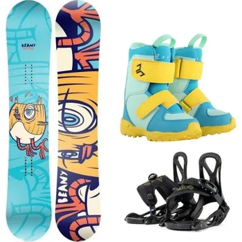 Snowboard Beany MAD CHICK dětský snowboard + Beany Kido vázání + Beany Joker boty 110 cm + XXS (EU 25-32) + EU 27/28 + DÁREK + Doprava ZDARMA