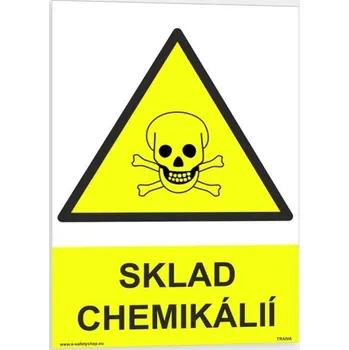Traiva s.r.o. Sklad chemikálií Verze: Samolepka 148 x 210 mm (A5) tl. 0.1 mm - Kód: 09522
