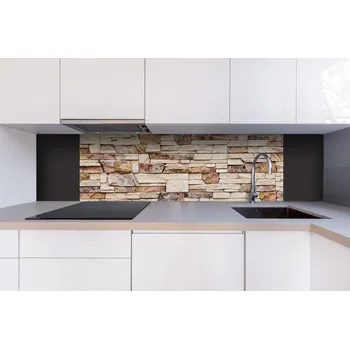 Obklad DIMEX ART Dibond za kuchyňskou linku DBW-18060-088 180 x 60 cm hnědá