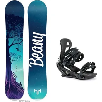 Snowboard Beany Swing dětský/juniorský snowboard + Beany Trust vázání 125 cm + L EU 43-48 + DÁREK + Doprava ZDARMA