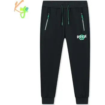 Chlapecké oblečení Teplé chlapecké tepláky Kugo GT8683 černé