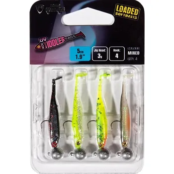 Umělá nástraha Fox Rage Ultra UV Micro Tiddler Fast Mixed Color Loaded Lure Pack 4ks/5cm