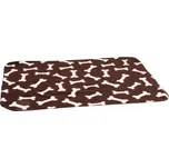 Karlie Fleecová deka hnědá kost 100x70cm