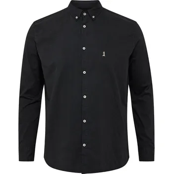 Pánská košile Pánská košile 43138 NORTH 56°4 černá dlouhý rukáv 4XL - 8XL NORTH 56°4 ODE-NO-43138-0099 - 4XL