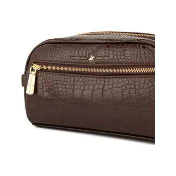 Kosmetický kufr Kosmetický kufřík Beverly Hills Polo Club BHPC-W1-001-AW24 Hnědá NOSIZE
