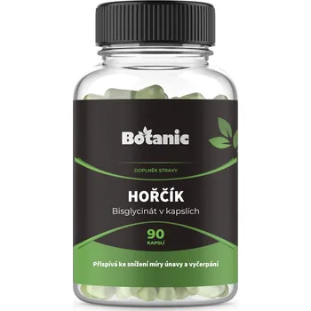 Botanic Hořčík bisglycinát v kapslích 600 mg 90 cps.