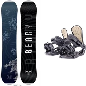 Snowboard Beany Paw juniorský snowboard + Beany Junior vázání 120 cm + XS - EU 32-35 + DÁREK + Doprava ZDARMA
