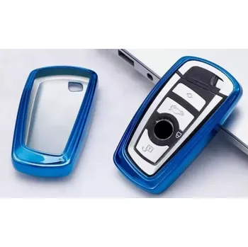 Obal na klíč BMW 1 2 3 5 7 F10 F20 F30 - modrá