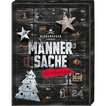 Bonboniéra Niederegger Lübeck Adventní kalendář pro muže marcipán 300 g