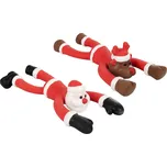 Flamingo Vánoční latexová hračka dlouhá 30cm