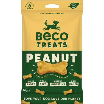 Pamlsek pro psa Beco Treats Odměna pro psy Peanut 70g