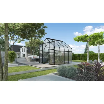 Skleník Obloukový skleník, skleník z polykarbonátu, Vitavia Garden skleník VITAVIA DIANA 6700 PC 4 mm černý LG4217 + Praktické dárky k tomuto zboží