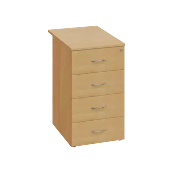 Zásuvkový kontejner CKCP 1 - 75 kontejner přístavný, 4-zásuvkový, deska 18 mm, centrální zámek, javor horský