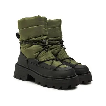 Dámské kozačky Polokozačky ONLY Shoes 15329809 Zelená 37