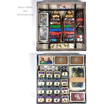 Příslušenství k deskovým hrám Inserty HERMAN Anno 1800 + rozšíření (INS60EXP)