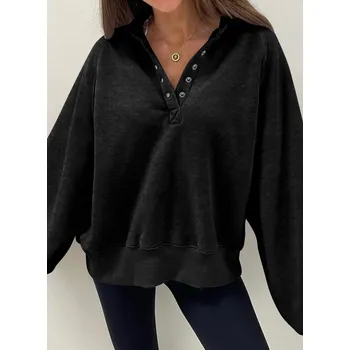 Dámská mikina OMG Dámská mikina bez kapuce Kemo černá L