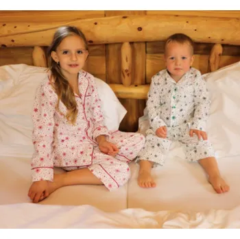 Sofie Anna Pyžámko VLOČKA pro holčičku Barva: Červená vločka, Velikost: 122