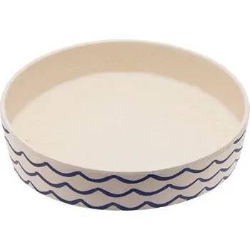 Miska pro psa BecoBowl - Bambusová-ocean-waves