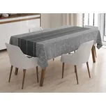 XPOSE® Obdelníkový ubrus LUNA - šedý 155x220 cm, + Prodloužená možnost vrácení zboží do 50 dnů