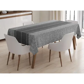 ubrus XPOSE® Obdelníkový ubrus LUNA - šedý 155x220 cm, + Prodloužená možnost vrácení zboží do 50 dnů