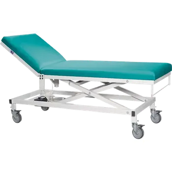 Zahradní lehátko VLE - 005, vyšetřovací lehátko s jedním motorem, tyrkysová