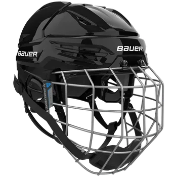 Hokejová helma Helma BAUER S24 RE-AKT 55-HELMET-COMBO BLK, M