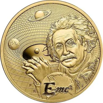 Exkluzivní zlatá mince Albert Einstein 1 Oz 2022 (Icons of Inspiration) - (4.)