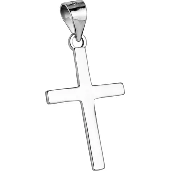 Přívěsek NUBIS® Stříbrný přívěsek křížek - NB-4044