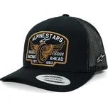 Kšiltovka Alpinestars - Heritage Patch Trucker - Black/Black
