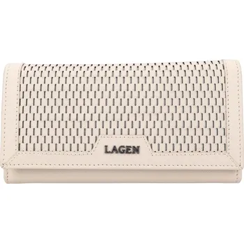 Peněženka Dámská kožená peněženka Lagen Rastaf - světle béžová