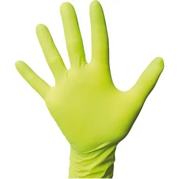 Vyšetřovací rukavice Vyšetřovací rukavice Style nitril, nepudrované, CEDRO (limetka), vel. XL, 100 ks