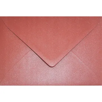 Obálka Perleťové obálky B6 125x175 Aster červené 500 ks