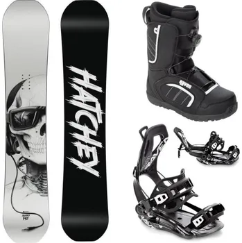 Snowboard Hatchey Sillence snowboard + Raven Fastec FT360 black vázání + Raven Target ATOP obuv 139 cm + M (EU 39-42) + DÁREK + Doprava ZDARMA