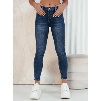 Dámské džíny Dámské džíny s vysokým pásem LACOY UY1917 Barva: Nebeská, Velikost: 26