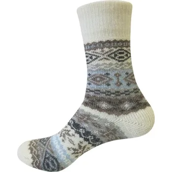 Dámské ponožky Matex zimní ponožky Eira HLA merino 874 bílá EU 41-42