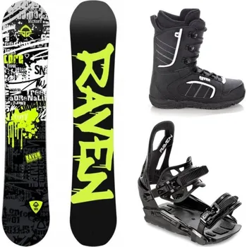 Snowboard Raven Core Junior CAP dětský snowboard + Raven S230 Black vázání + Raven Target obuv 140 cm + vázání M/L (EU 41-47) + DÁREK + Doprava ZDARMA