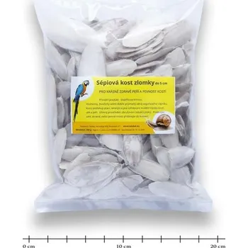 Pro ptáka Sépiová kost zlomky do 5cm, 250g