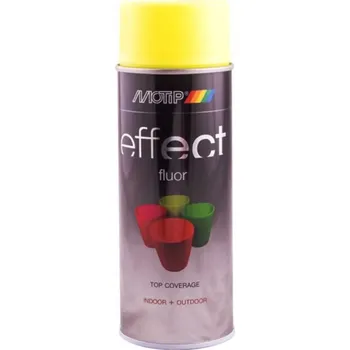 Barva ve spreji MOTIP EFEKT FLUOR ŽLUTÝ 400ML