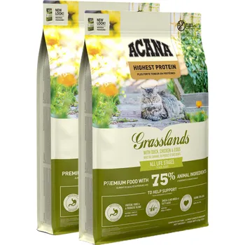 Krmivo pro kočku 2x ACANA GRASSLANDS CAT 4,5 kg GRAIN-FREE